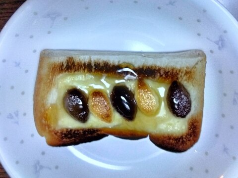 チーズトーストアレンジ ハニーチョコ